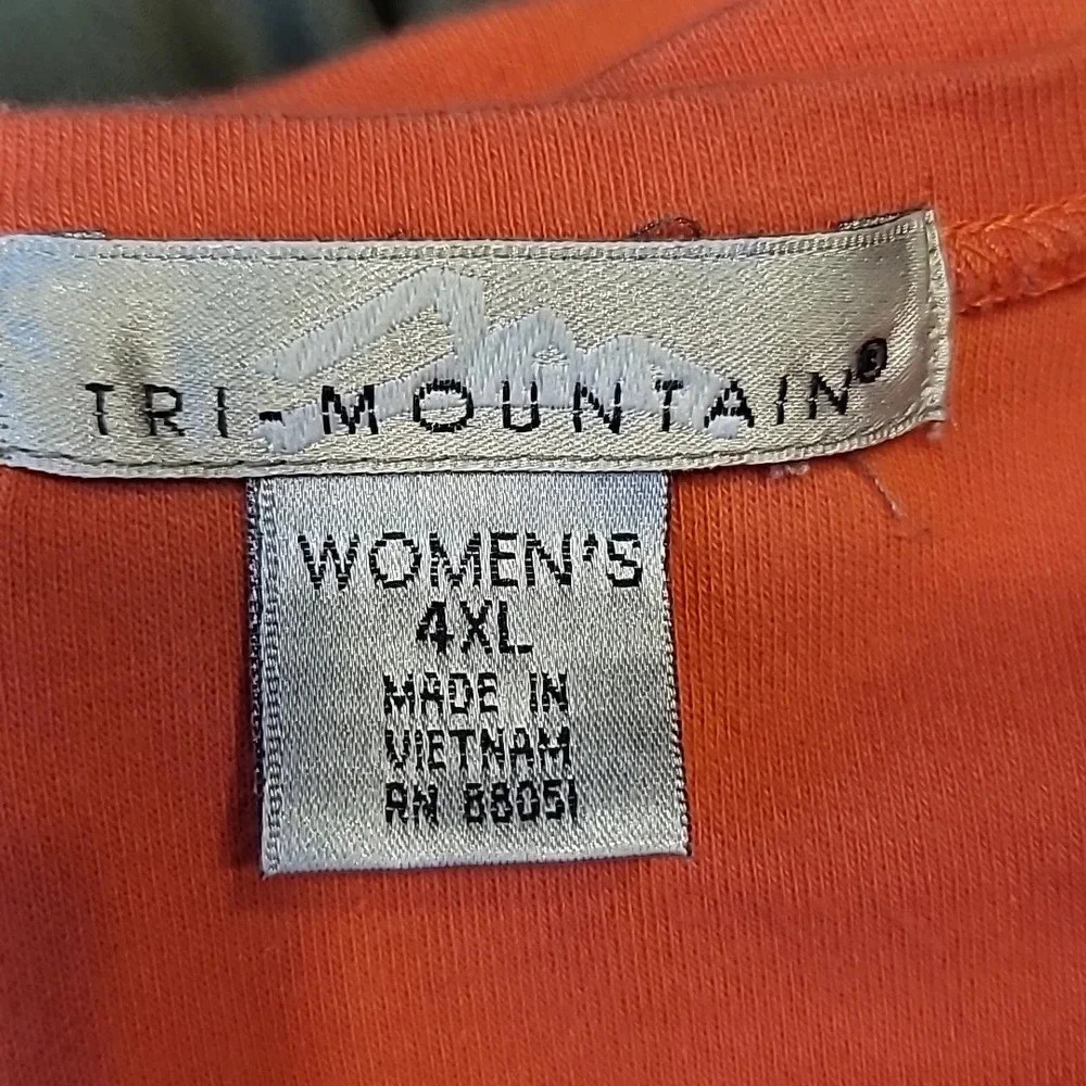 Tri-Mountian Coral 3/4 sleeve t-shirt - Picture 6 of 8